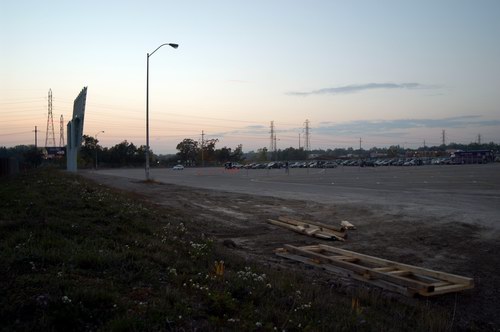 Silverdome Drive-In Theatre - Side View (newer photo)